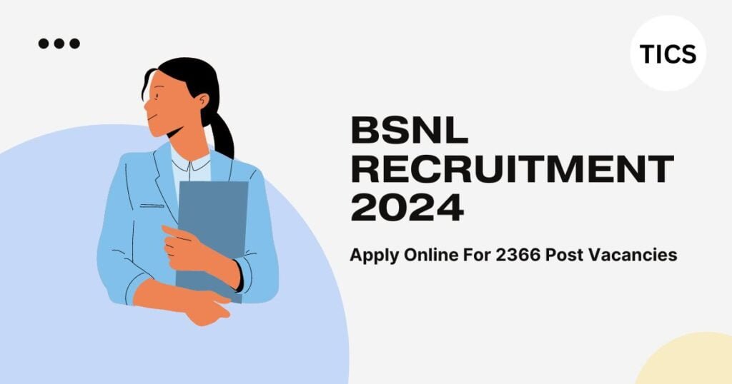 BSNL Recruitment 2024 banner