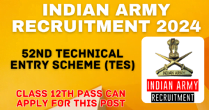 "Indian Army TES 52 Notification 2024: Apply online for the Technical Entry Scheme (TES) 52nd Course starting from January 2025. The recruitment drive aims to fill 90 vacancies for the Lieutenant post. Eligible candidates can apply on the official website from May 13 to June 13, 2024."